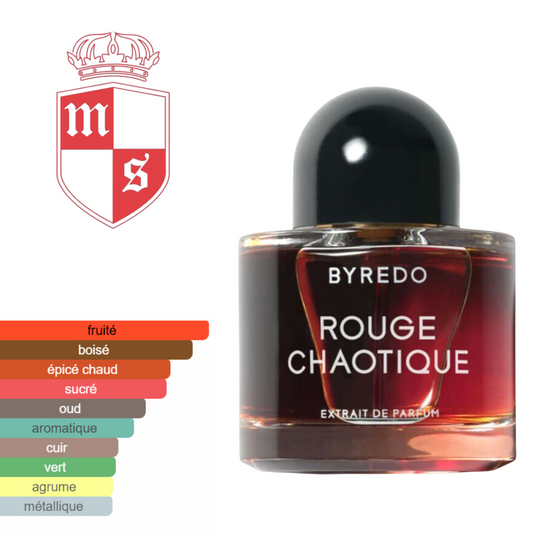 Extrait de BYREDOO ROUGE CHAOTIQUE  qualité premuim.