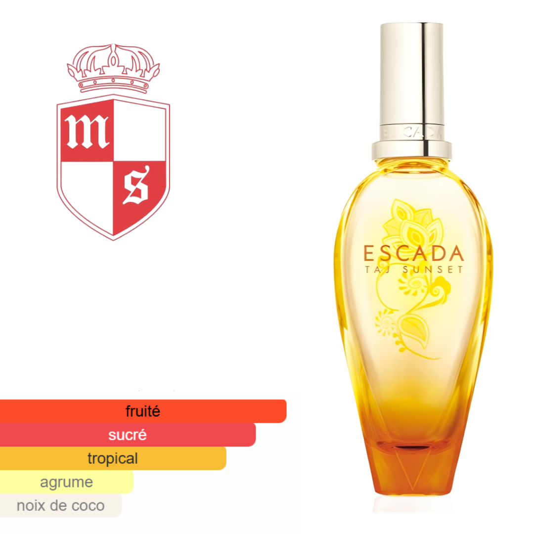 Extrait de ESCADA TAJ SUNSET qualité premuim.