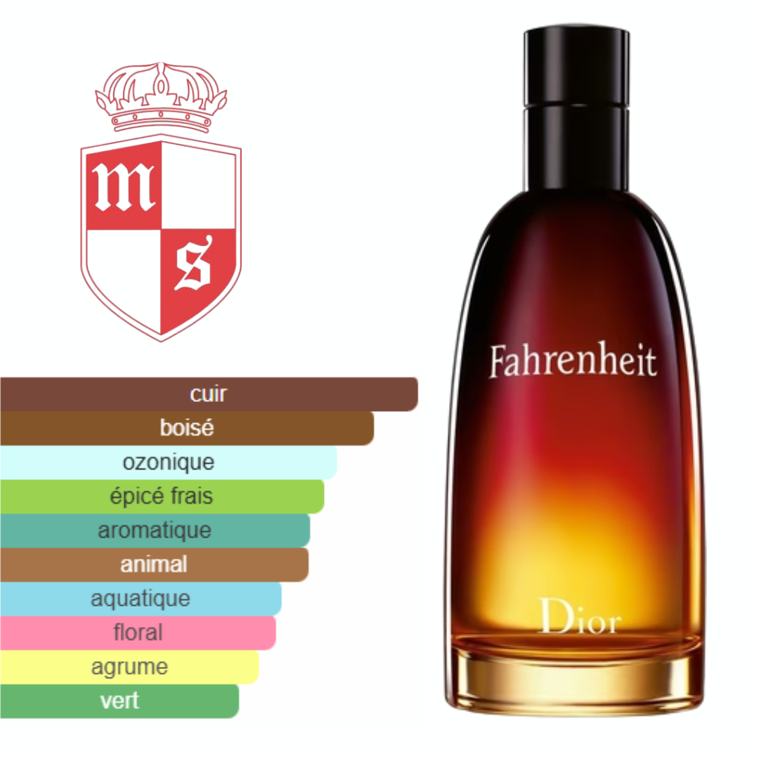 Extrait de DIOR FAHRENHEIT qualité premuim.