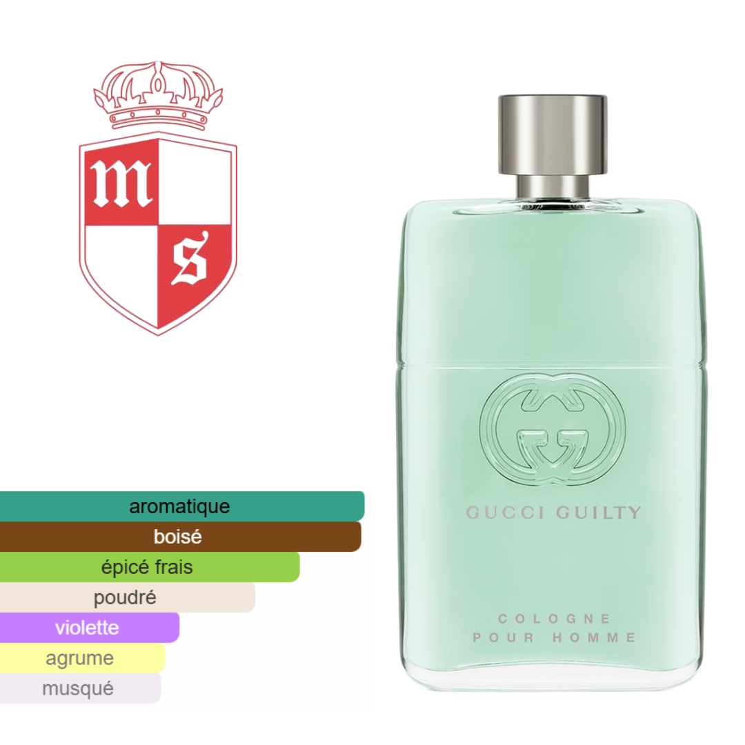 Extrait de GUCCI GUILTY COLOGNE POUR HOMME qualité premuim .