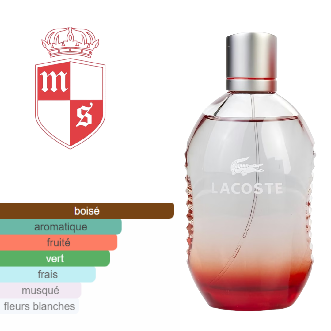 Extrait de LACOSTE STYLE IN PLAY qualité premuim.