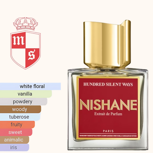 Extrait de Nishane Hundred Silent Ways qualité premuim.