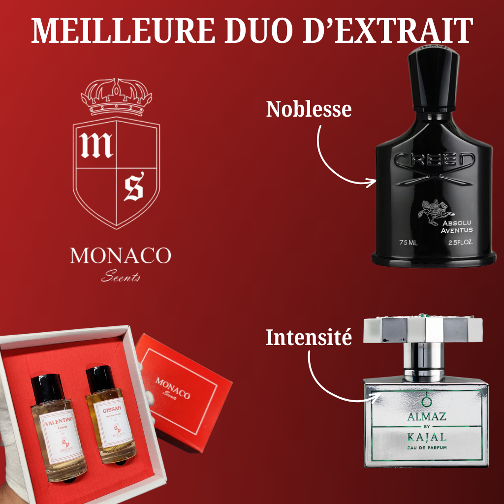 Coffret Extraits CREED absolu+ ALMAZ KAJAL  qualité supérieure .
