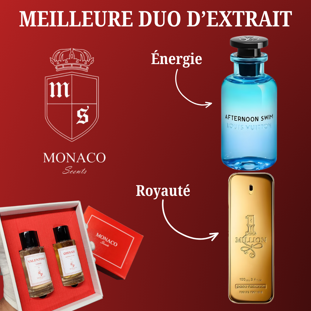 Coffret Extraits Louis vuitton AFTERNOON SWIM+ PACO RABANNE ONE MILLION qualité supérieure .
