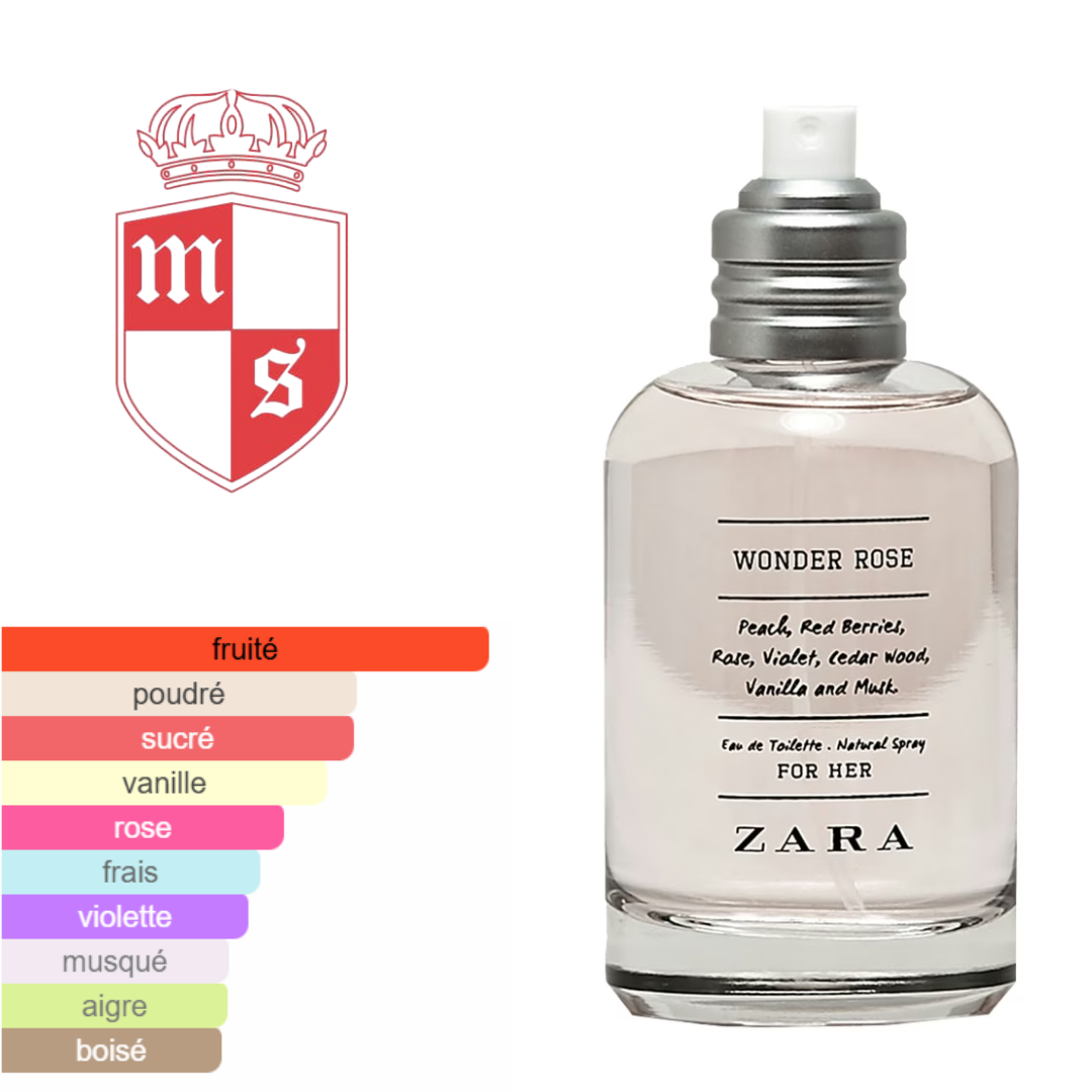 Extrait de ZARA WONDER BRUME qualité premuim.